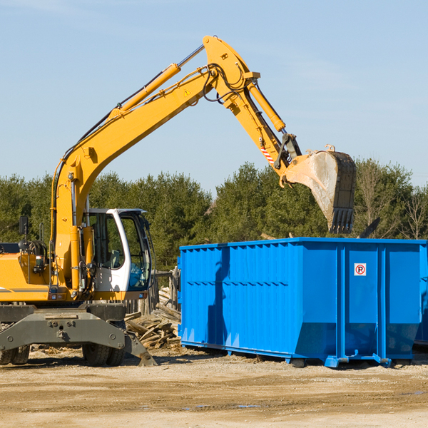 can i rent a residential dumpster for a construction project in Mc Clure